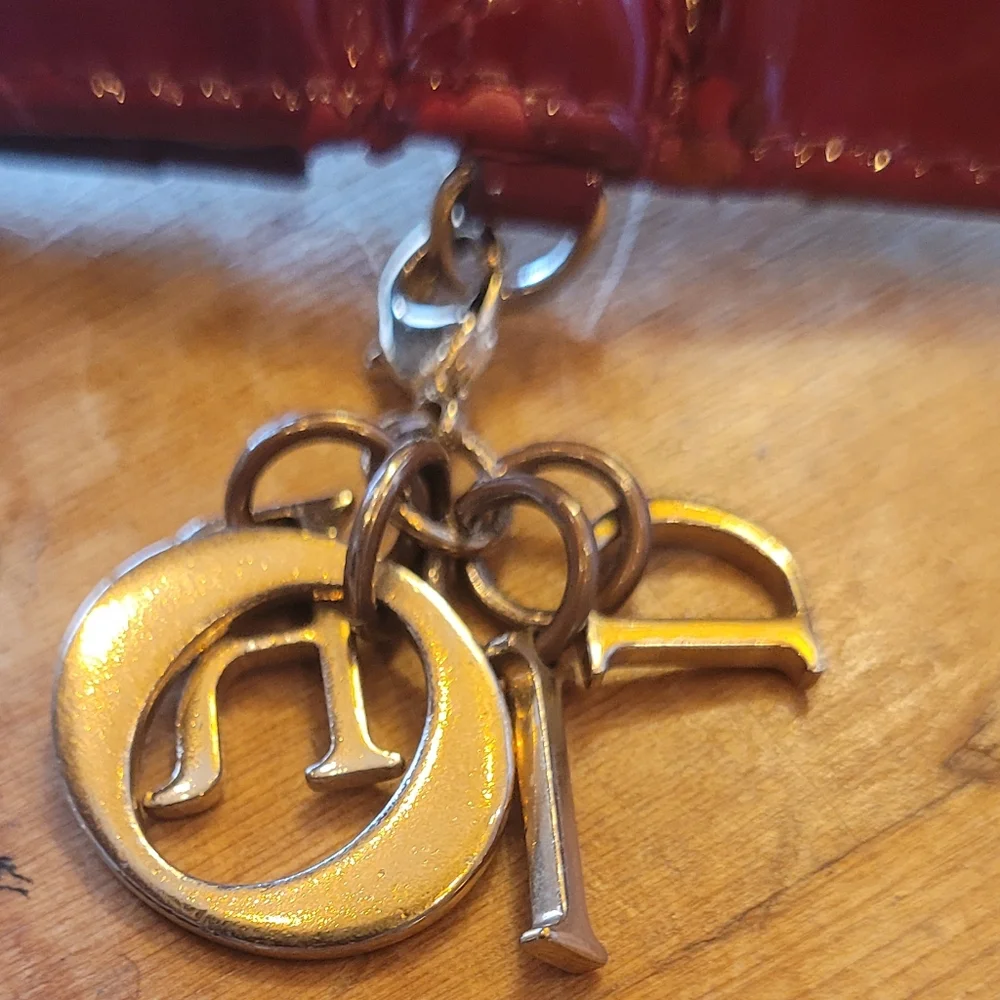 Christian Dior Red Patent Wallet